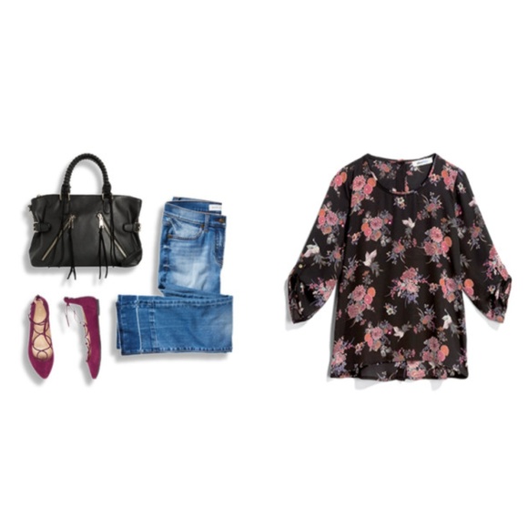 ALICE BLUE Helene Button Back Blouse size XL - Picture 6 of 7